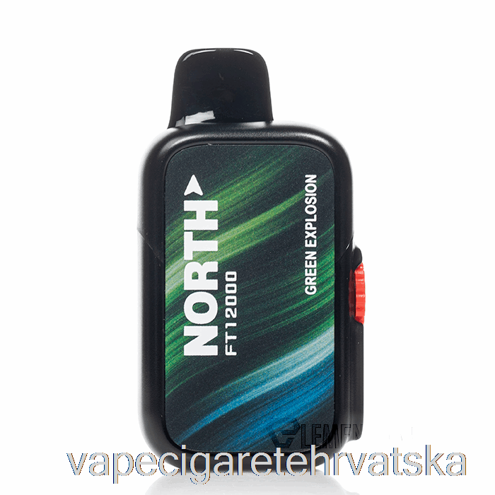 Vape Cigarete North Ft12000 Jednokratna Zelena Eksplozija